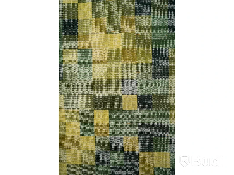 Handknuten matta, Axeco, 140 x 200 cm, äkta naturmaterial