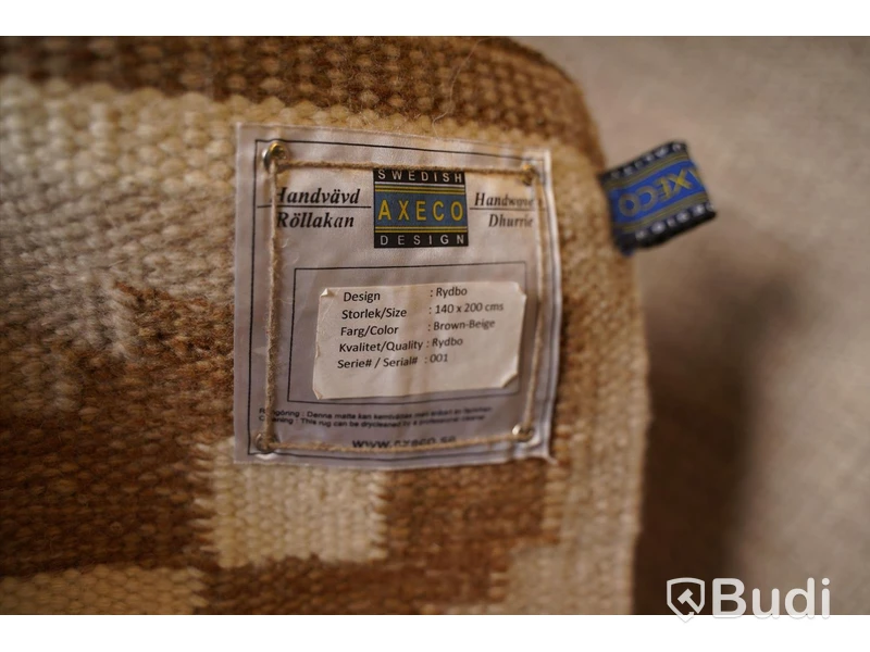 Matta, Axeco, handvävd röllakan, 140 x 200 cm