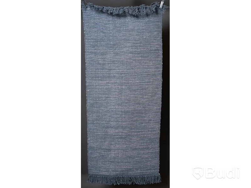 Handvävd matta i bomull i hög kvalité, 65x140cm