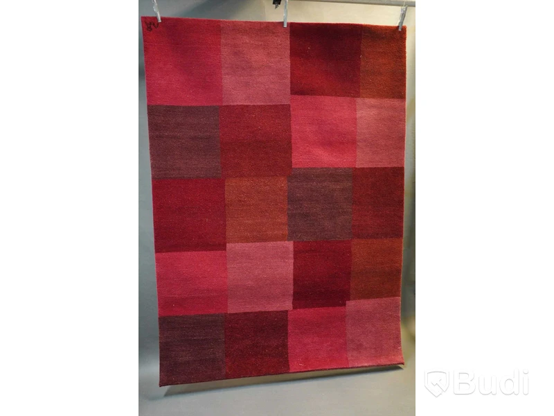 Matta, Axeco modell: handknuten lumbini röd, 170x230cm