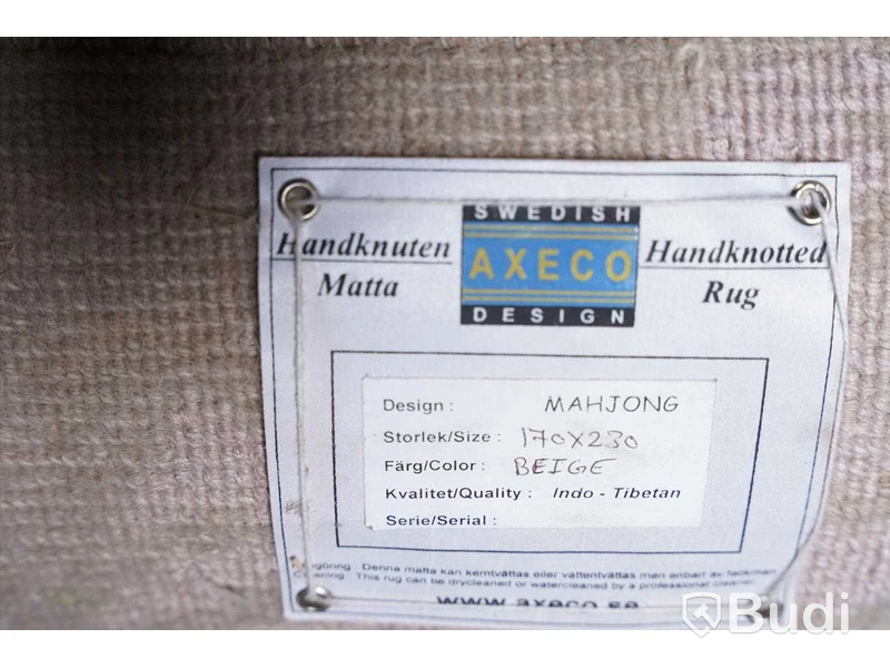 Matta - Axeco modell: Handknuten 230x170 cm