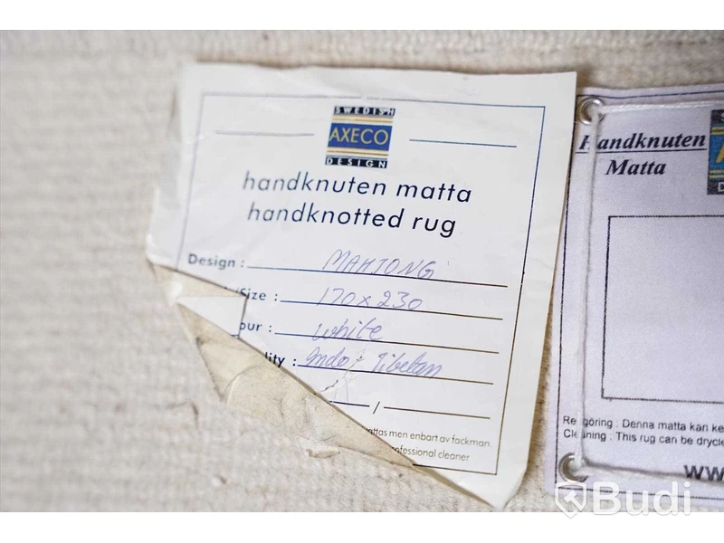 Matta - Axeco modell: Handknuten 230x170 cm