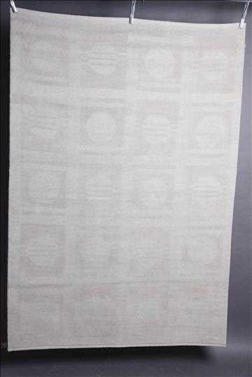 Matta, handtuftad, i ull i bra kvalité, 140 x 210 cm