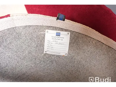 Axeco Matta, Handtuftad, 130 cm round
