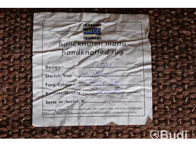 Matta - Axeco modell: Handknuten, 140x200. Ny.