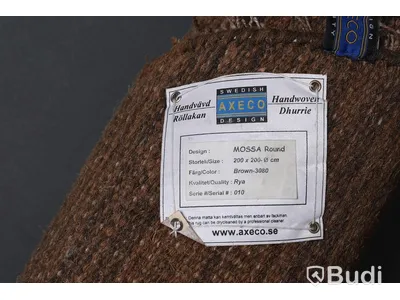 Axeco Matta, Handvävd röllakan, 200 cm round