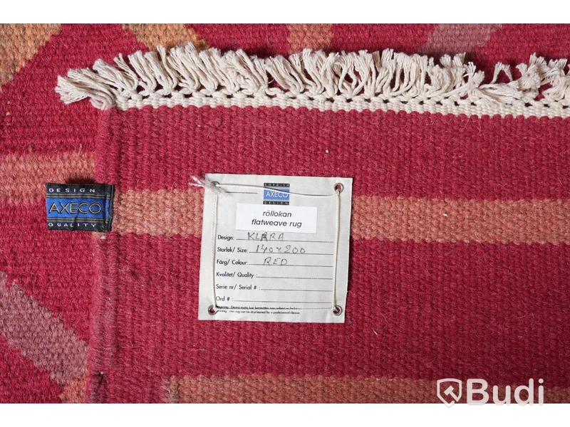Matta, Axeco modell: Handvävd, 140 x 200 cm
