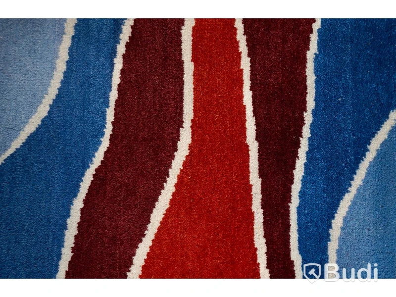 Handknuten dörrmatta i ull av högsta kvalité