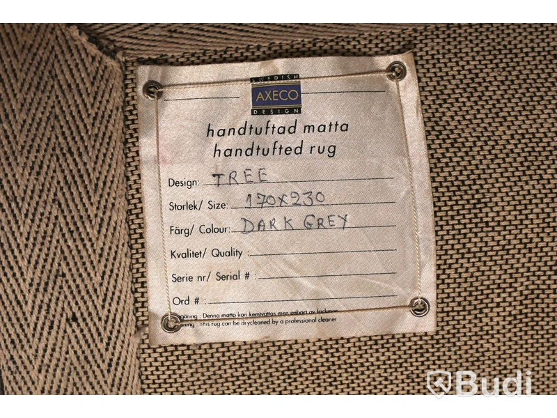 Axeco Handtuftad matta, 170 x 230 cm