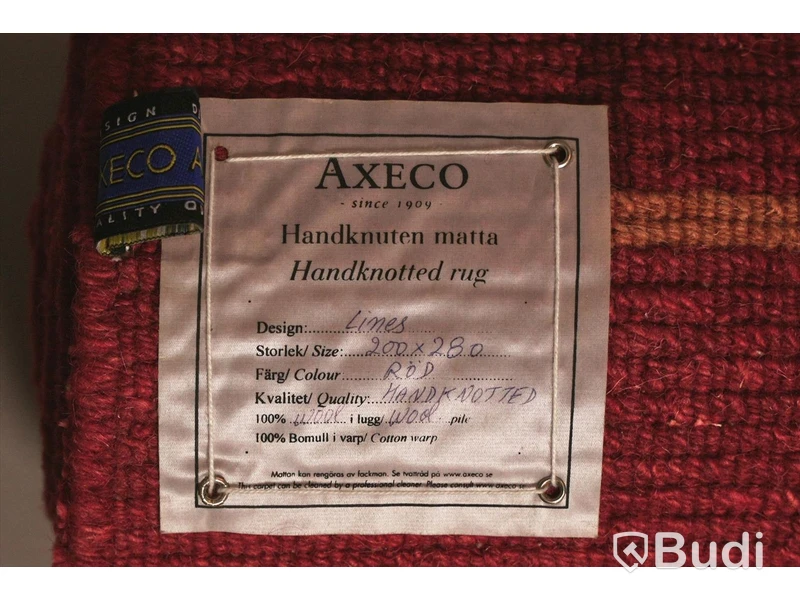 Axeco Handknuten matta, 200 x 280 cm