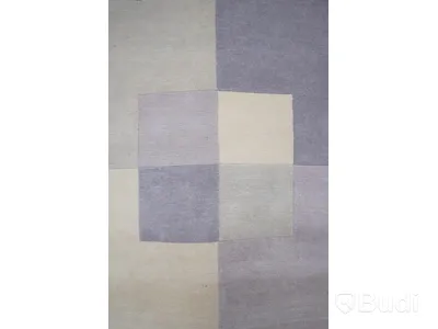 Handknuten matta i naturmaterial av högsta kvalité 140 x 200cm, axeco