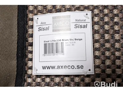 Matta - Axeco Äkta Sisal Brun/Sv/Beige 170x230