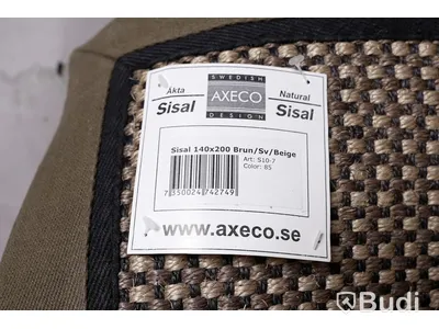 Matta - Axeco Äkta Sisal Brun/Sv/Beige 140x200