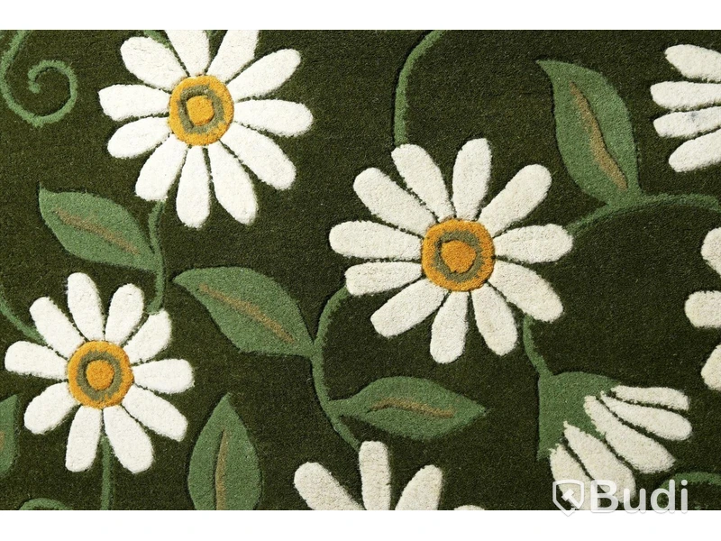 Matta - Axeco Handtuftad Daisy Green 170x230
