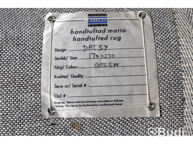 Matta - Axeco Handtuftad Daisy Green 170x230