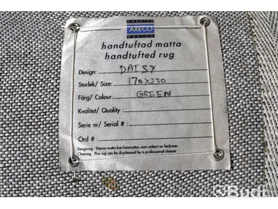 Matta - Axeco Handtuftad Daisy Green 170x230