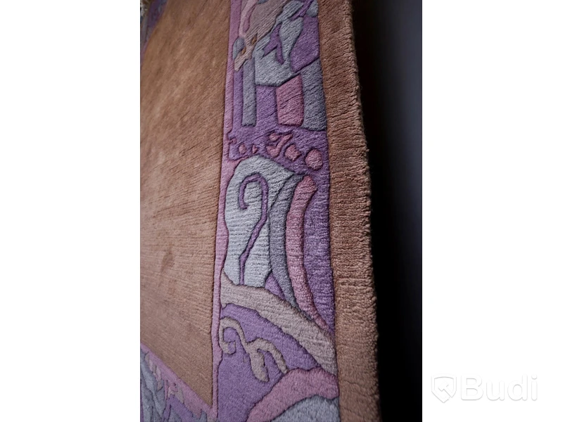 Matta, AXECO 142x201cm. Handknuten matta i ull av högsta kvalité.