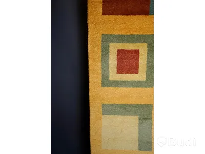 Matta, AXECO 140x200cm. Handknuten matta i ull av högsta kvalité.