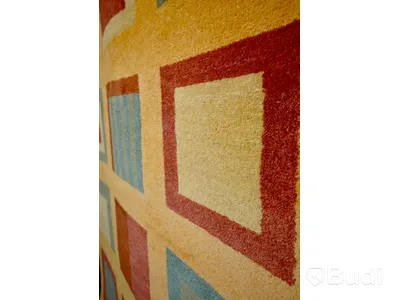Matta, AXECO 140x200cm. Handknuten matta i ull av högsta kvalité.