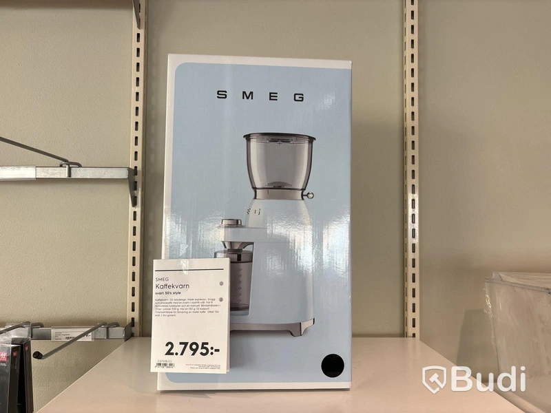 Kaffekvarn Smeg CGF01BLEU - svart