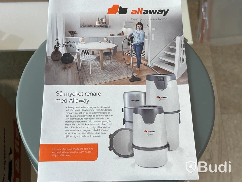 Centraldammsugare Allaway AZ 35 med tillbehör