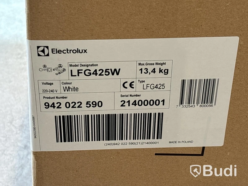 Integrerad köksfläkt Electrolux LFG425W 50 cm vit