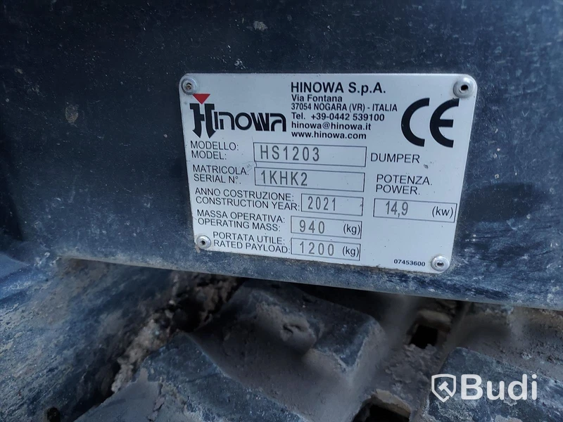 Minidumper självlastande Hinowa HS1203 - 21