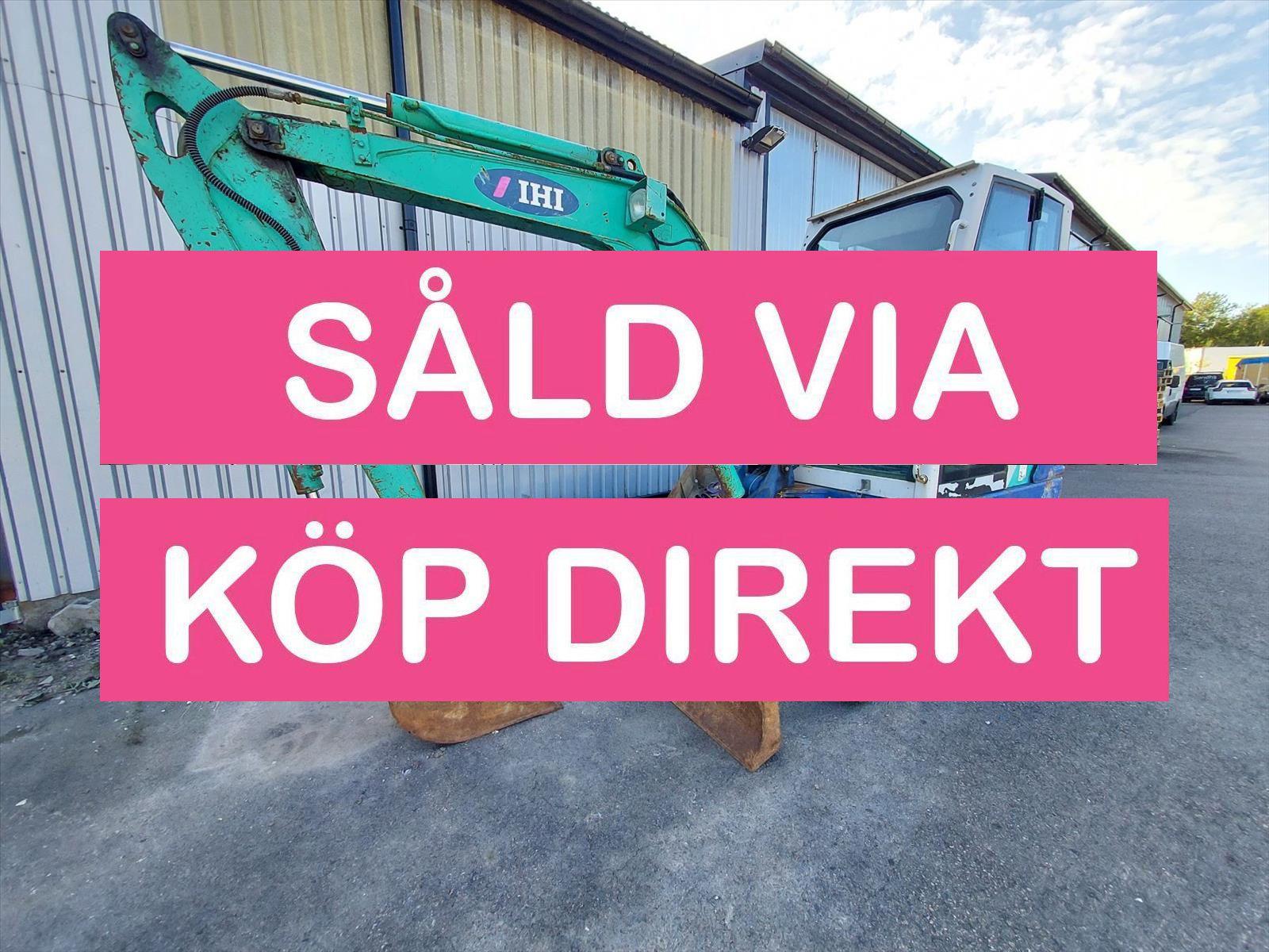 Minigrävare IHI 35N 3,5 ton - 2007 m skopor - Tjörn - SÅLD