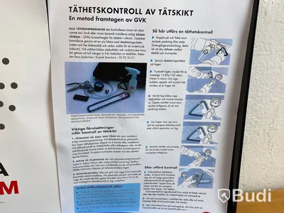 Testkit för täthetskontroll av tätskikt.
