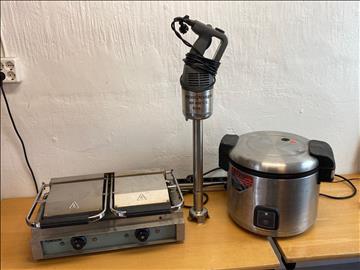 Stavmixer Robot Coupe, klämgrill och risvärmare