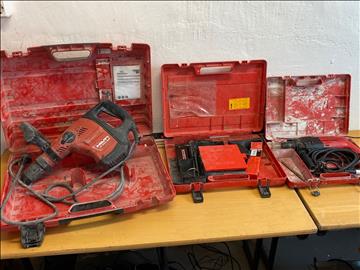 Borrhammare och bultpistol Hilti 