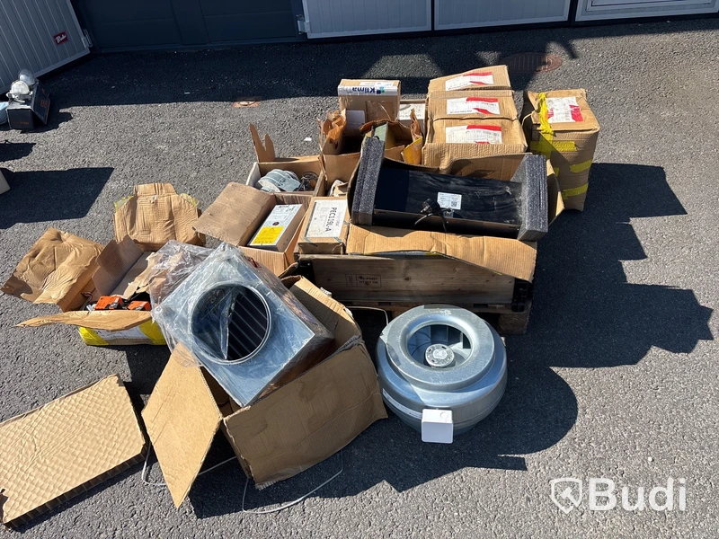 Ventilationsdetaljer och elektronik 1 pall