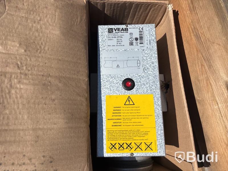 Ventilationsdetaljer och elektronik 1 pall