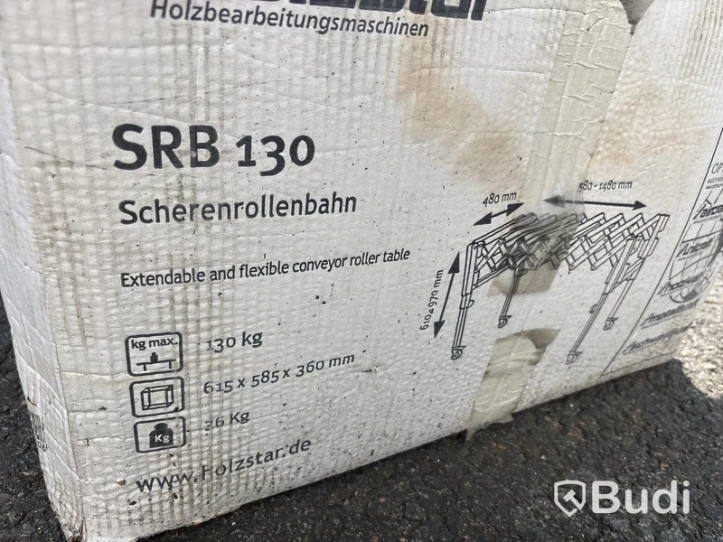 Rullbord Holztar utdragbart 130cm 2 styck