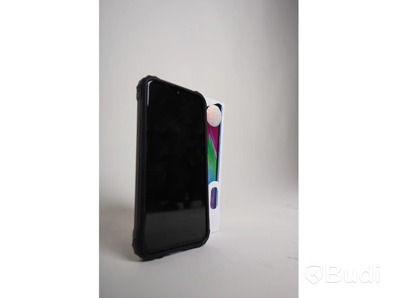 Samsung Galaxy A40 blå med stöttåligt skal