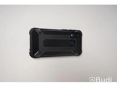 Samsung Galaxy A40 svart med stöttåligt skal
