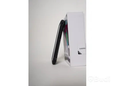 Samsung Galaxy A40 svart med stöttåligt skal
