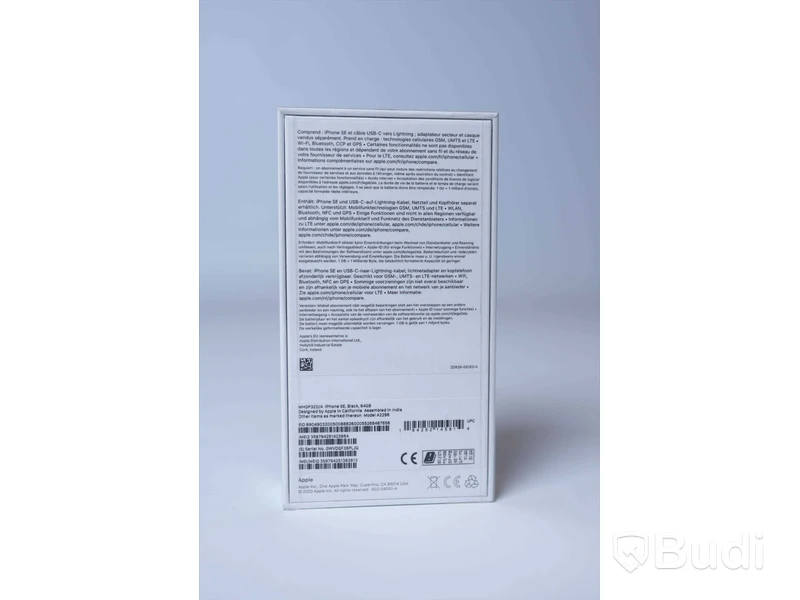 iPhone SE, Svart, 64GB. Ny, Obruten förpackning.