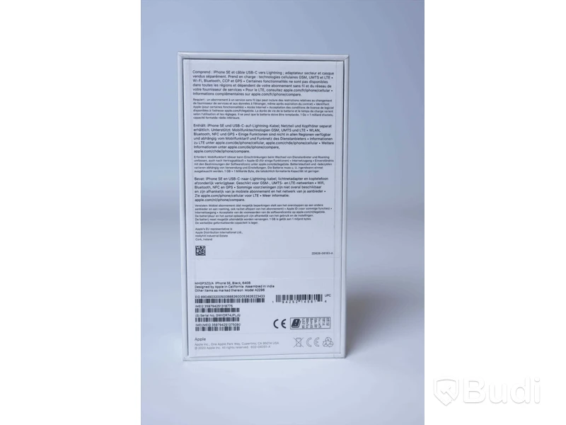 iPhone SE, Svart, 64GB. Ny, Obruten förpackning.