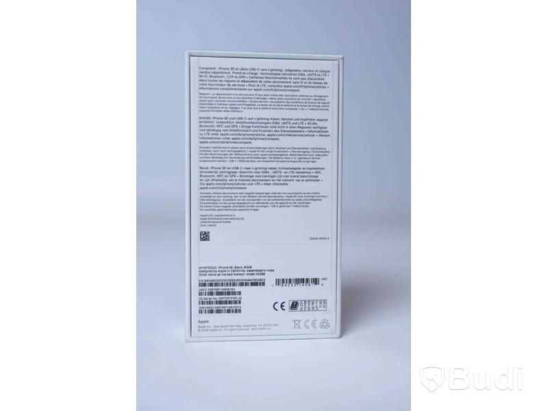 iPhone SE, Svart, 64GB. Ny, Obruten förpackning.