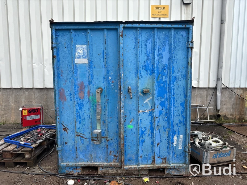 10 fots container med innehåll