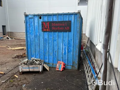 10 fots container med innehåll