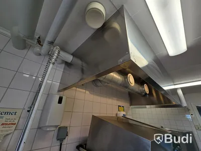 Fläktkåpa för diskmaskin, med belysning.