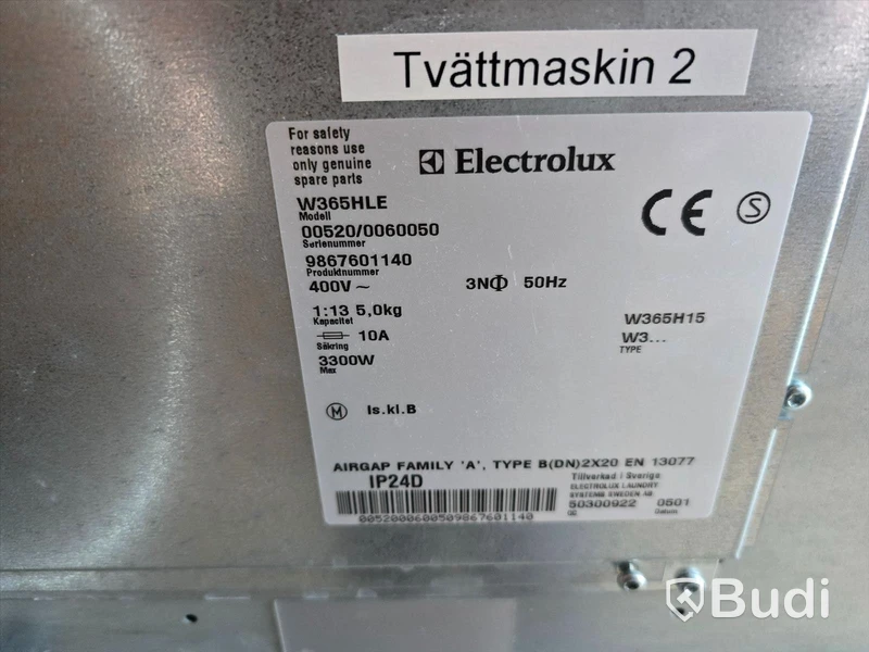 Tvättmaskin | Electrolux W365H LE