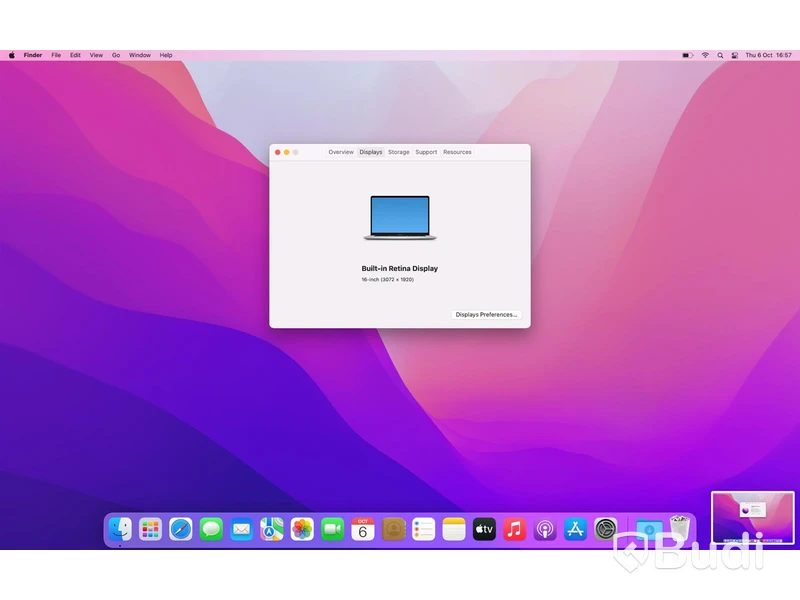 Macbook pro - 16 tum, 2019, Apple, 500 GB HD, 16 Gb 2667 MHz DDR4, inkl laddare och låda.