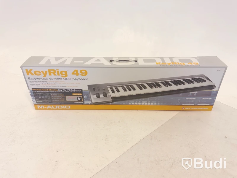Midikeyboard och stativ