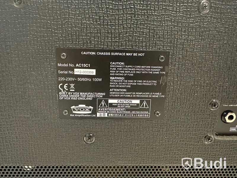 Gitarrförstärkare Vox AC15 C1
