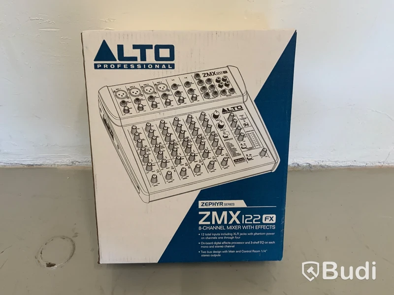 Mixerbord 8-kanaler Alto ZMX122FX