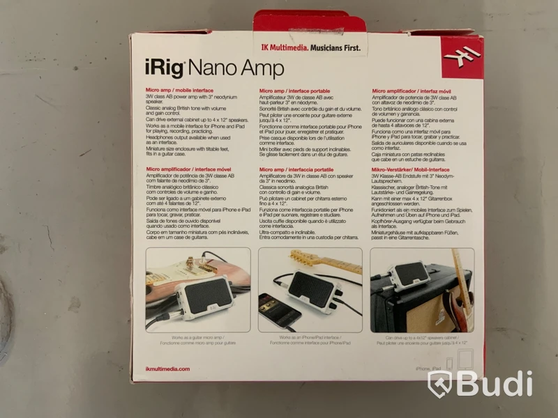 Irig Nano Amp liten gitarrhögtalare