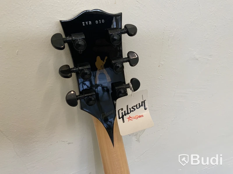 Gibson Custom ink case Inspired by Zakk Wylde Buzzsaw ZV, Signerad av Zakk Wylde
